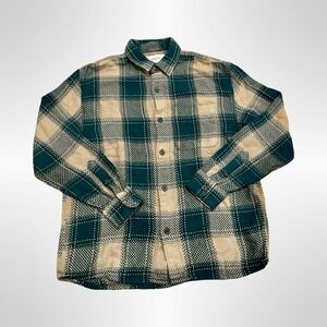 Abercrombie & Fitch Plaid Flannel Shirt Soft A&F Collection Men's Medium